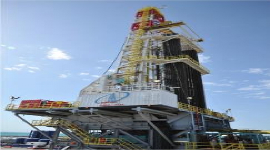 3000HP artificial island drilling rig in Abu Dhabi